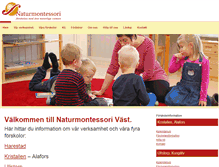 Tablet Screenshot of naturmontessori.se